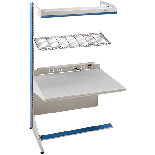 Arlink Preconfigured Workstation, 36" W x 28" D x 84" H, Single Sided Add-On Superchem Industries