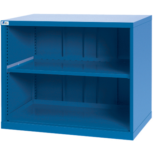 Shelf Cabinets, Steel, 33-1/2" H x 40-1/4" W x 22-1/2" D, Bright blue Superchem Industries