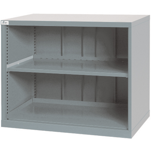 Shelf Cabinets, Steel, 33-1/2" H x 40-1/4" W x 22-1/2" D, Light Grey Superchem Industries