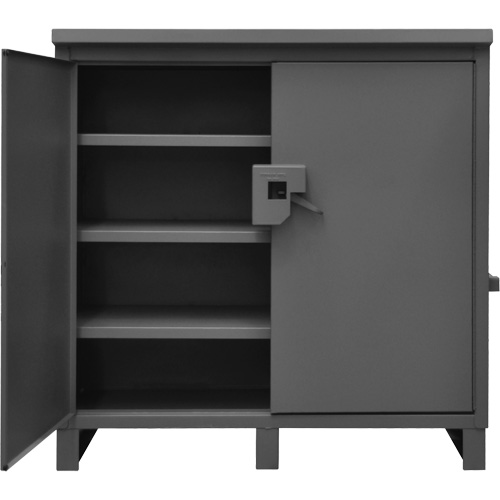 Armoire de chantier verrouillable, Gris Superchem Industries
