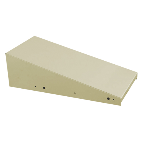 Clean Line Economy Lockers Slope Top, 1 Bank, 18" D x 12" W x 6" H, Beige, Steel Superchem Industries