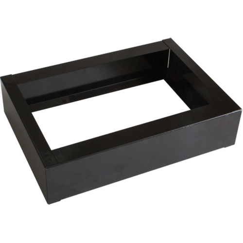 All-Welded Concorde - Heavy-Duty Lockers Recessed Base, 1 Banks, 4" H x 12" W x 17" D, Black, Steel Superchem Industries