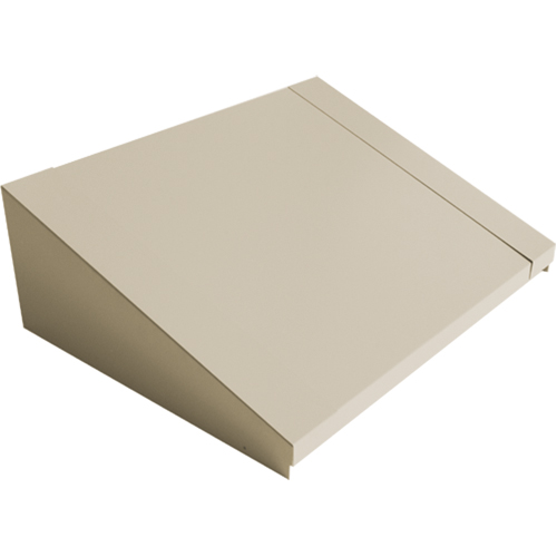 Dessus inclin&eacute; pour casiers robustes enti&egrave;rement soud&eacute; Concorde, Bloc de 2, 18" p x 24" la x 6" ha, Beige, Acier Superchem Industries