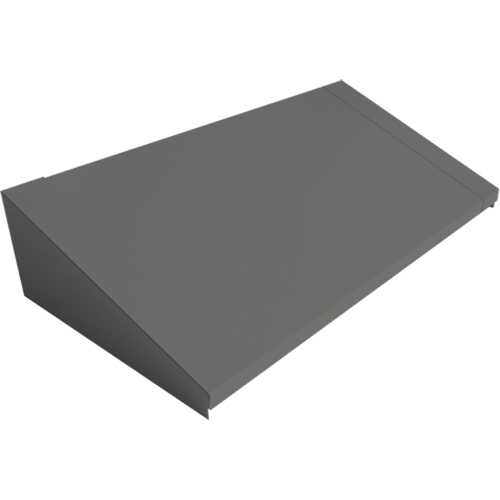 All-Welded Concorde - Heavy-Duty Lockers Sloping Top, 3 Bank, 18" D x 36" W x 6" H, Steel Superchem Industries