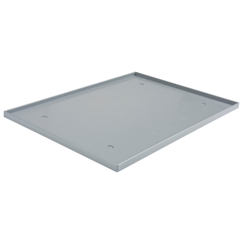 Locker Base Insert, Fits Locker Size 12" x 18", Dark Grey, Plastic Superchem Industries