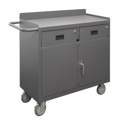 Mobile Workbench Cabinet, Steel Surface Superchem Industries