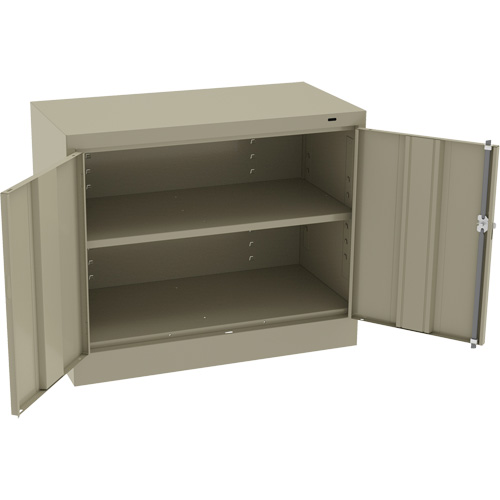 Standard Desk-High Cabinet, Steel, 30" H x 36" W x 18" D, Beige Superchem Industries