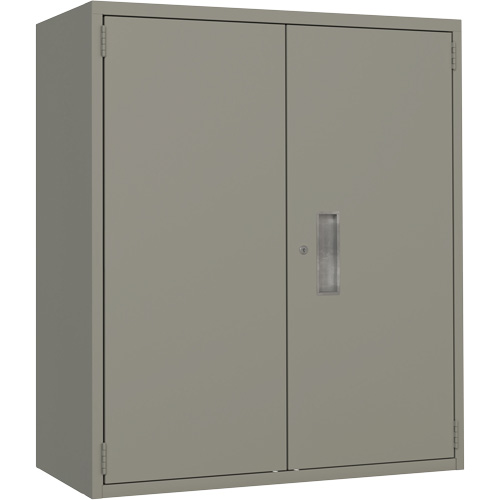 Armoire de rangement Lo-Boy, Acier, 2 Tablettes, 40" h x 36" la x 18" P, Gris Superchem Industries