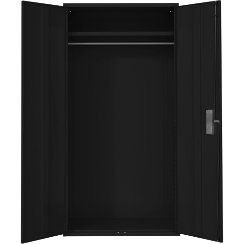 Armoire garde-robe, Acier, 36" la x 18" p x 72" h, Noir Superchem Industries