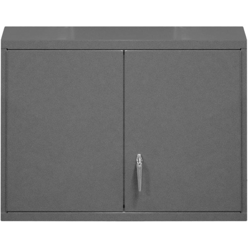 Wall-Mounted Cabinet, 27" H x 29-7/8" W x 13-11/16" D, 2 Shelves, Steel, Grey Superchem Industries