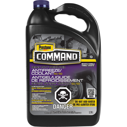 Command&reg; Heavy-Duty ESI 50/50 Prediluted Antifreeze/Coolant, 3.78 L, Jug Superchem Industries