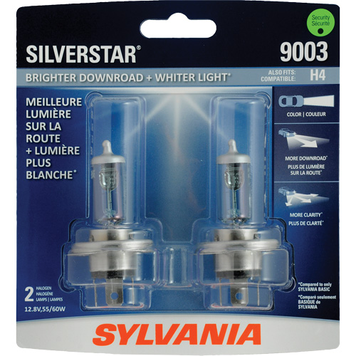 9003 SilverStar&reg; Ultra Headlight Bulb, Halogen, 60 W, White Superchem Industries