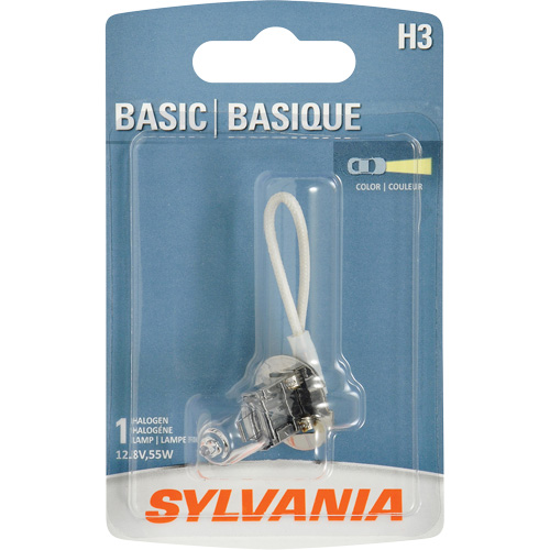 H3 Basic Headlight Bulb, Halogen, 45 W, Off White Superchem Industries