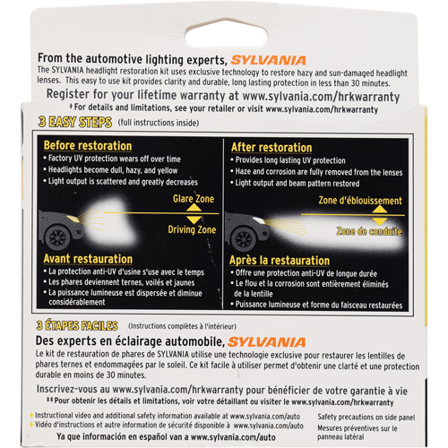 Headlight Restoration Kit Superchem Industries