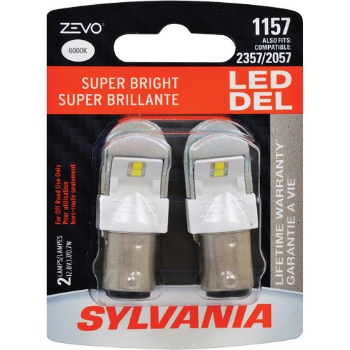 1157 Zevo&reg; Mini Automotive Bulb, LED, 1.7 W, White Superchem Industries