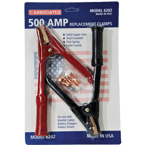 Pinces robustes de calibre professionel pour c&acirc;bles de d&eacute;marrage 500 A Superchem Industries