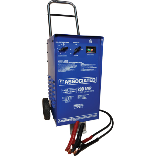 Chargeur rapide 6/12 V &agrave; roues Superchem Industries