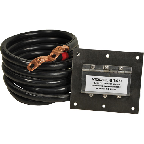 Panneau de douille polaris&eacute;e robuste en acier inoxydable &agrave; brancher, 1 AWG, C&acirc;ble 5' Superchem Industries