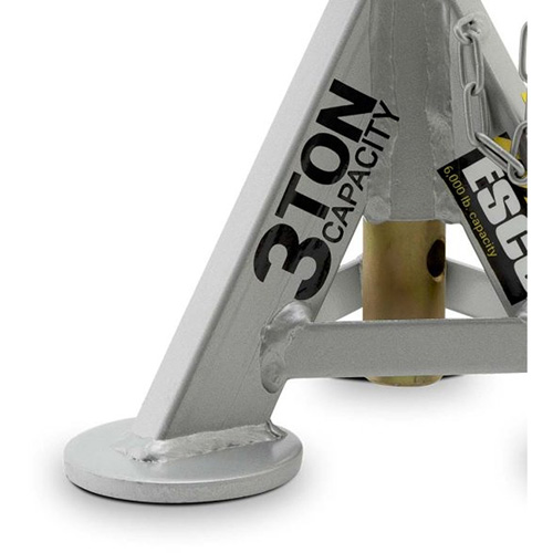 Performance Shorty Low Profile Jack Stands, 3 tons Capacity, 11" - 17" H Superchem Industries