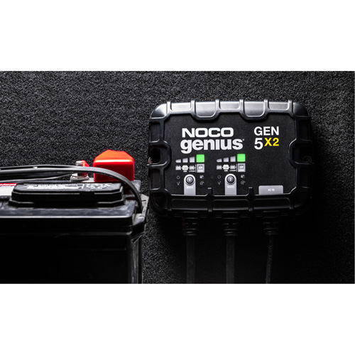 Genius&reg; Gen5X2 2-Bank, 10-Amp On-Board Battery Charger Superchem Industries