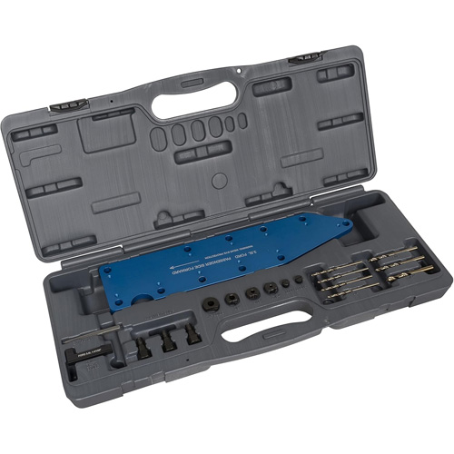 Gabarit de perçage pour installation sur collecteur pour Ford 3,5 L Ecoboost Superchem Industries