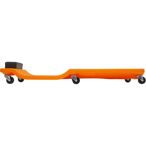 Sommier orange n&eacute;on &agrave; profil bas, en plastique robuste Superchem Industries
