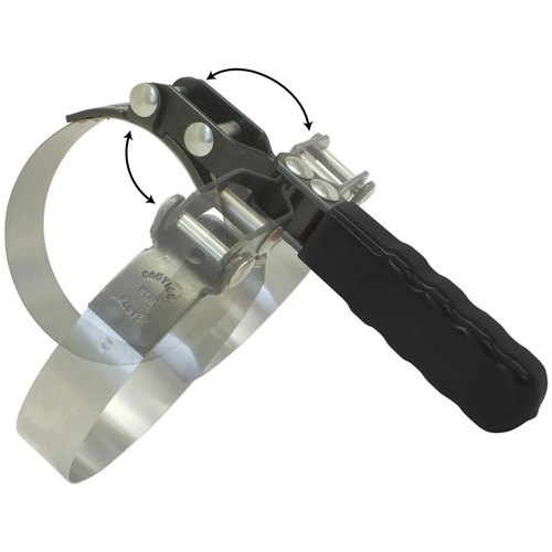 Petite cl&eacute; &agrave; filtre &agrave; huile &agrave; prise pivotante, 2-7/8" - 3-1/4" Capacit&eacute; du filtre Superchem Industries