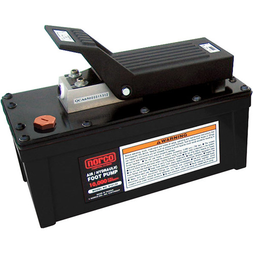 Pompe hydraulique &agrave; air de 10 000 PSI op&eacute;r&eacute;e par le pied Superchem Industries