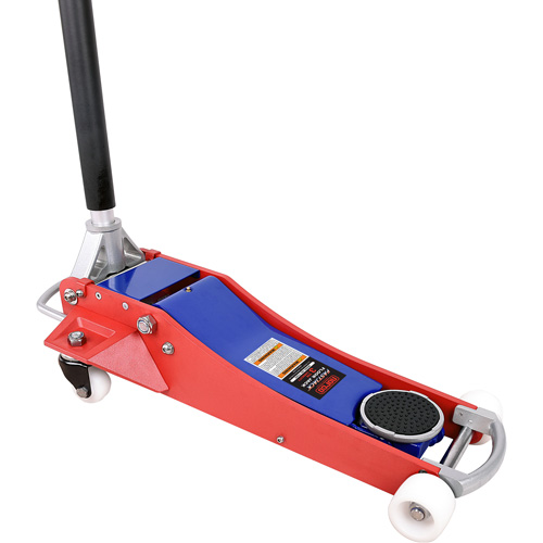 Cric de plancher, 3 tonne(s) Capacit&eacute;, 3" Abaiss&eacute;e, 19-3/4" &eacute;lev&eacute;e, Hydraulique &agrave; main Superchem Industries