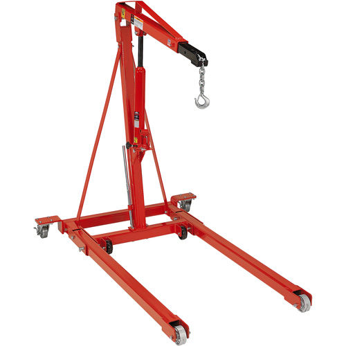 Grue pliante pour moteur, Capacit&eacute; 2500 lb (1,25 tonne) Superchem Industries