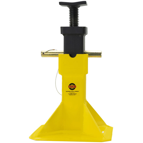 Jack Stands with Adjustable Screw Top Saddle, Locking Pin, 15-1/2" - 20-1/2" H Superchem Industries