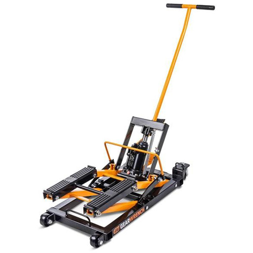 Cric pour VTT et motos, 0,75 tonnes Capacit&eacute;, 4-2/3" Abaiss&eacute;e, 14-1/2" &eacute;lev&eacute;e, Hydraulique &agrave; main Superchem Industries