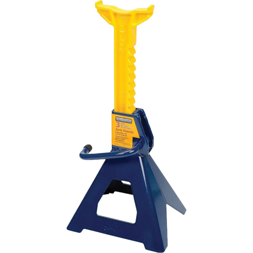 Jack Stand, Locking Handle/Ratchet, 3 tons Capacity, 19" H Superchem Industries
