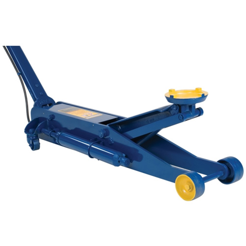 Long Chassis Service Jack, 4 Ton(s) Capacity, 5" Lowered, 25-3/4" Raised, Air Hydraulic Superchem Industries