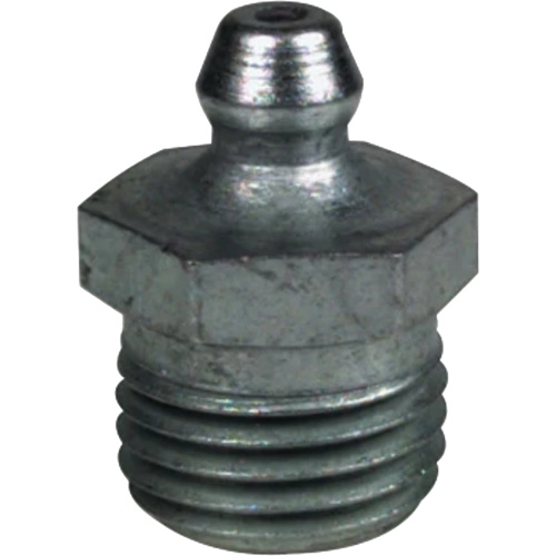 Raccord de graissage droit tr&egrave;s court, Acier, Filetage de 0,25 NPT Superchem Industries