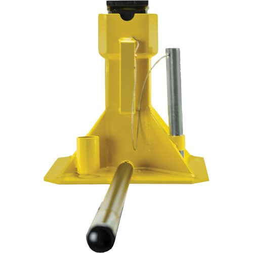 EZ-Wheel Jack Stand, Locking Pin, 22 Tons Capacity, 13-1/2" - 20" H Superchem Industries