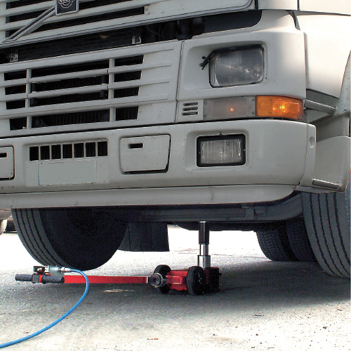 2-Stage Jack, 33 Ton(s)/66 Ton(s), Air Hydraulic Superchem Industries