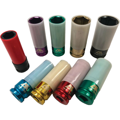 Thin Wall Master Impact Socket Set, 9 Pieces, 1/2" Drive Size Superchem Industries