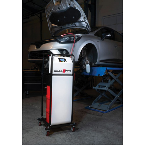 Tall Frame Brake-Pro Electric Pressure Brake Bleeder with Trolley Superchem Industries