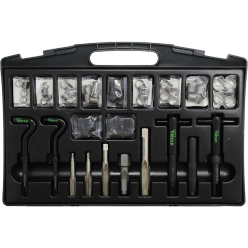 Ensemble d'atelier pour la r&eacute;paration des filetages de bougies d'allumage Superchem Industries