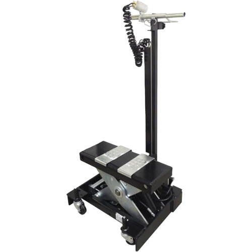 Cric de service de plancher &agrave; profil bas, 12 tonne(s) Capacit&eacute;, 7-1/2" Abaiss&eacute;e, 15" &eacute;lev&eacute;e, Air comprim&eacute;/hydraulique Superchem Industries