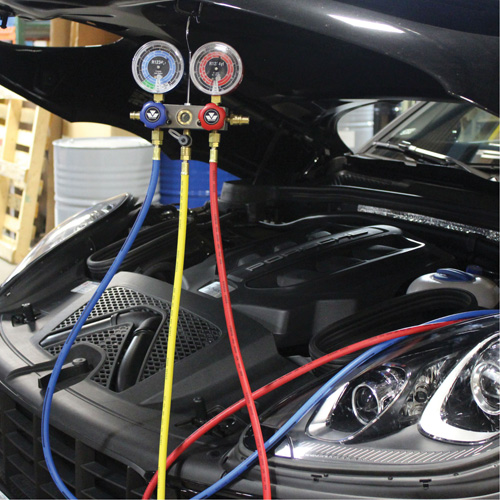 Ensemble de manom&egrave;tres &agrave; piston &agrave; 2 voies R1234Yf Superchem Industries