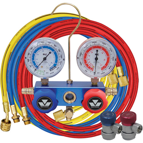 R134A 2-Way Aluminum Manifold Gauge Set Superchem Industries
