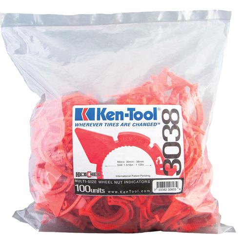 HexChex Multi-Size Loose Wheel Nut Indicator Superchem Industries