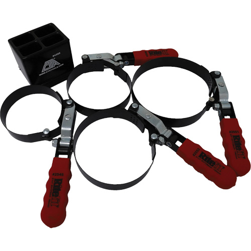 4 Pc. Oil Filter Wrench with Stand Superchem Industries