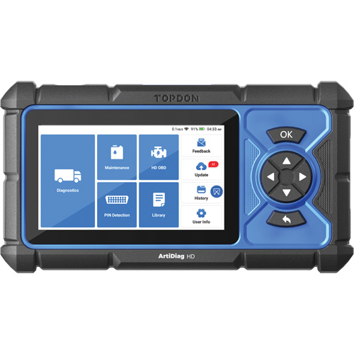 Outil de diagnostic robuste 5" ArtiDiag HD avec fonctions d'entretien Superchem Industries