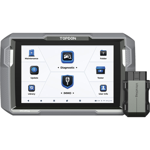 UltraDiag 8" Scan Tool & Key Programming with Bi-Directional Controls Superchem Industries