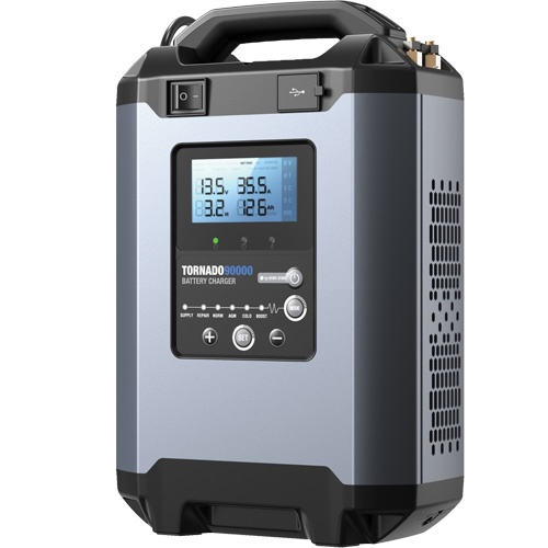 Alimentation stable 90 A et chargeur intelligent 12 V/24 V Tornado90000 Superchem Industries