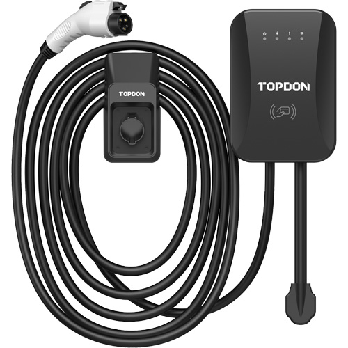 Chargeur r&eacute;sidentiel PulseQ AC pour VE avec mode identification par radiofr&eacute;quence (RFID), 40 A, Niveau 2 CA, Connecteur Type 1 (SAE J1772) Superchem Industries