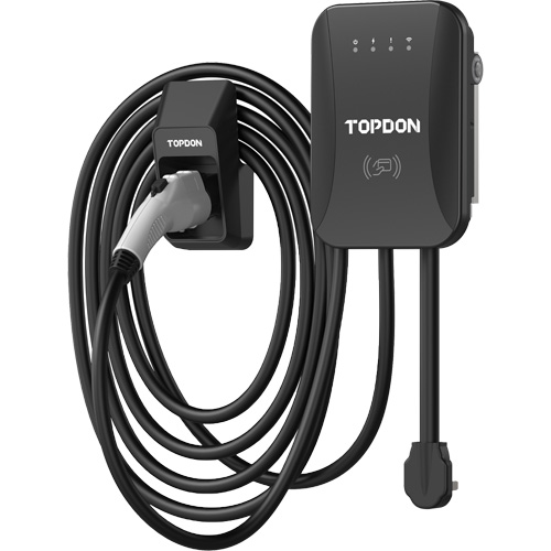 Chargeur r&eacute;sidentiel PulseQ AC pour VE avec mode identification par radiofr&eacute;quence (RFID), 40 A, Niveau 2 CA, Connecteur Type 1 (SAE J1772) Superchem Industries
